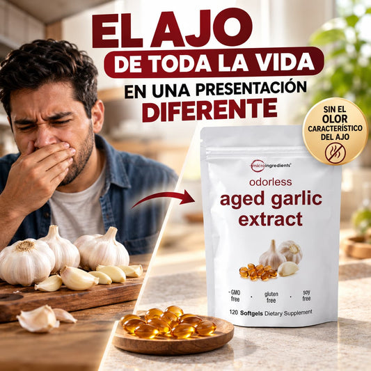 Extracto de Ajo Envejecido  – 120 Cápsulas Blandas
